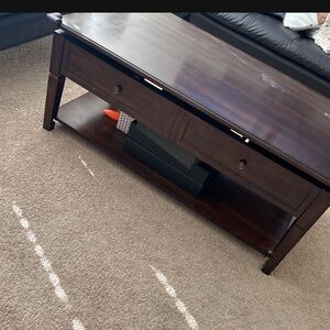 coffee table that opens